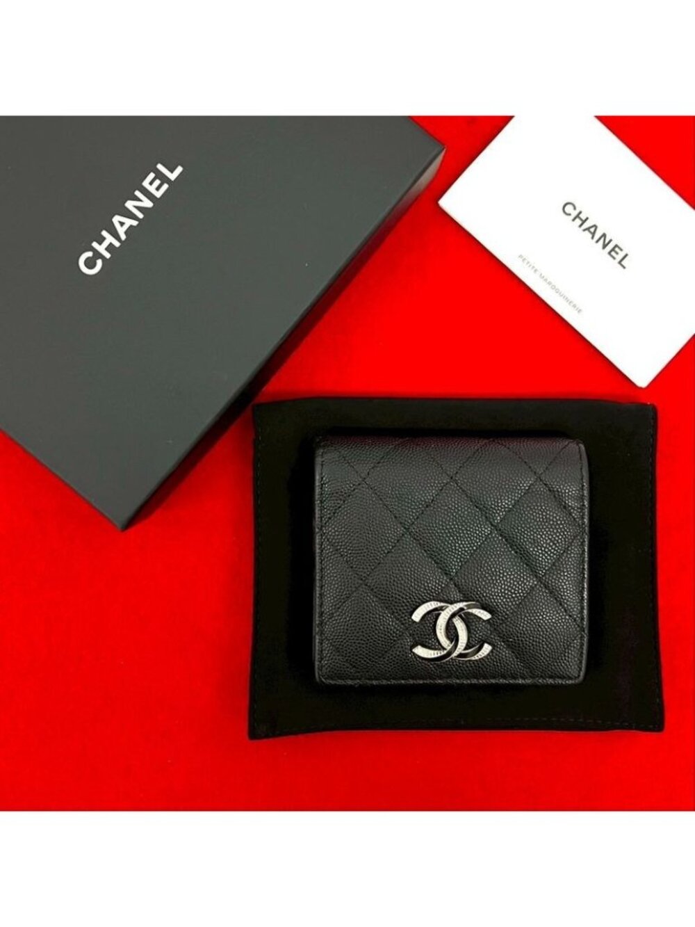 Chanel Quilted Caviar Leather